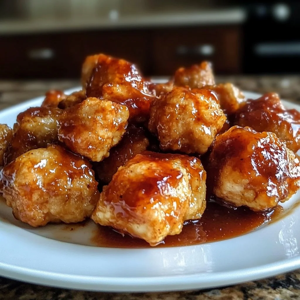 Air Fryer Honey BBQ Chicken Bites 6 Air Fryer Honey BBQ Chicken Bites