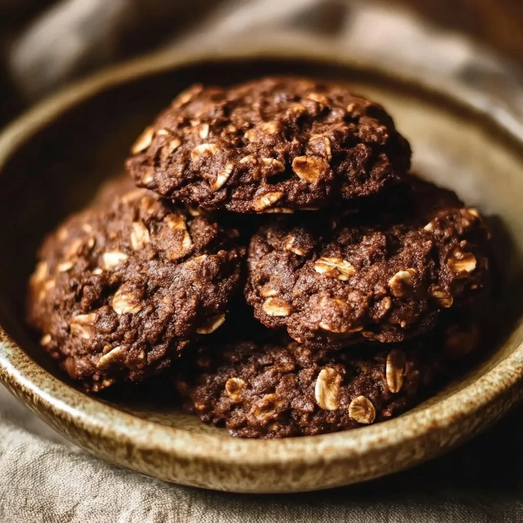Chocolate Oatmeal Cookies 6 Chocolate Oatmeal Cookies