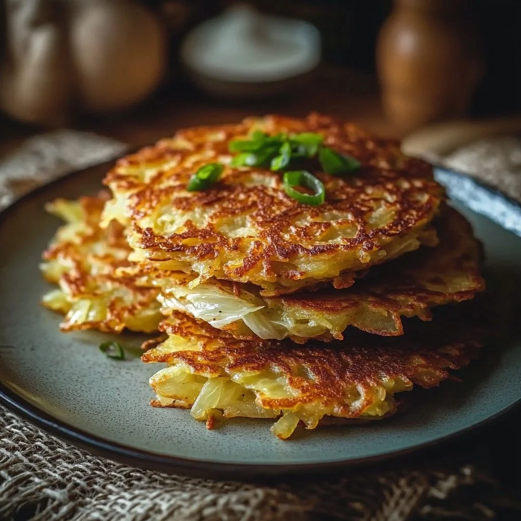 Crispy Cabbage Pancakes 6 Crispy Cabbage Pancakes