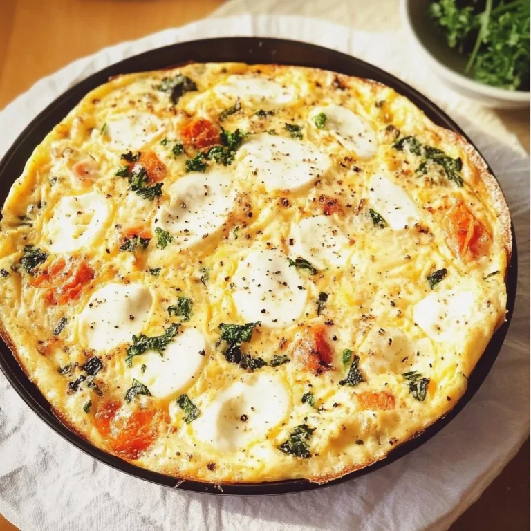 Egg White Frittata 3 Delicious and healthy egg white frittata with vegetables served on a plate