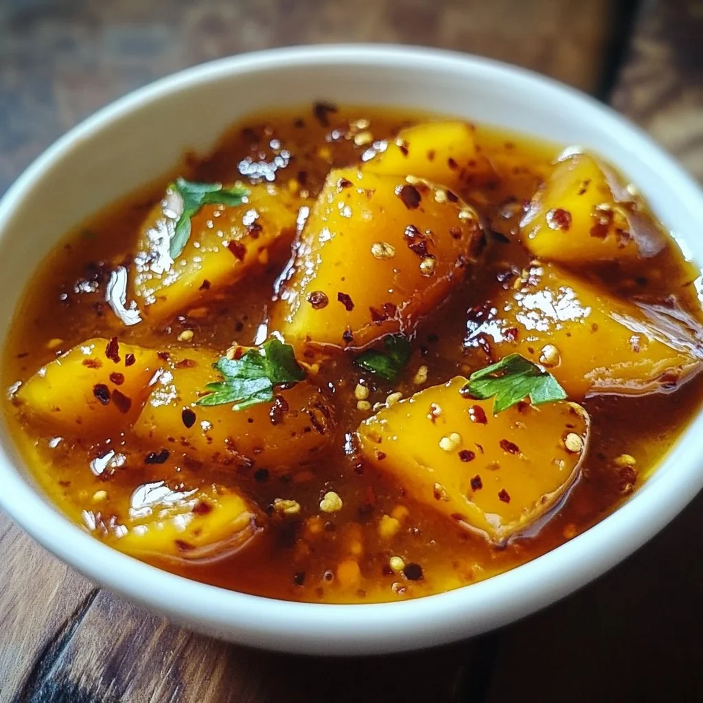 Homemade Mango Habanero Honey Garlic Sauce 6 Homemade Mango Habanero Honey Garlic Sauce