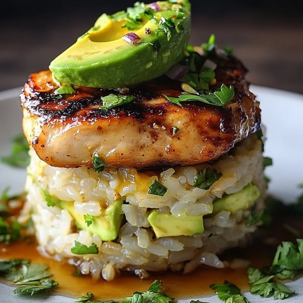 Honey Lime Chicken & Avocado Rice Stack 6 Honey Lime Chicken & Avocado Rice Stack